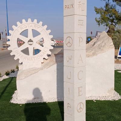 Inaugurazione Ruota e Stele di Pace