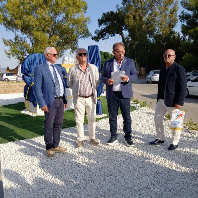 Inaugurazione Ruota e Stele di Pace